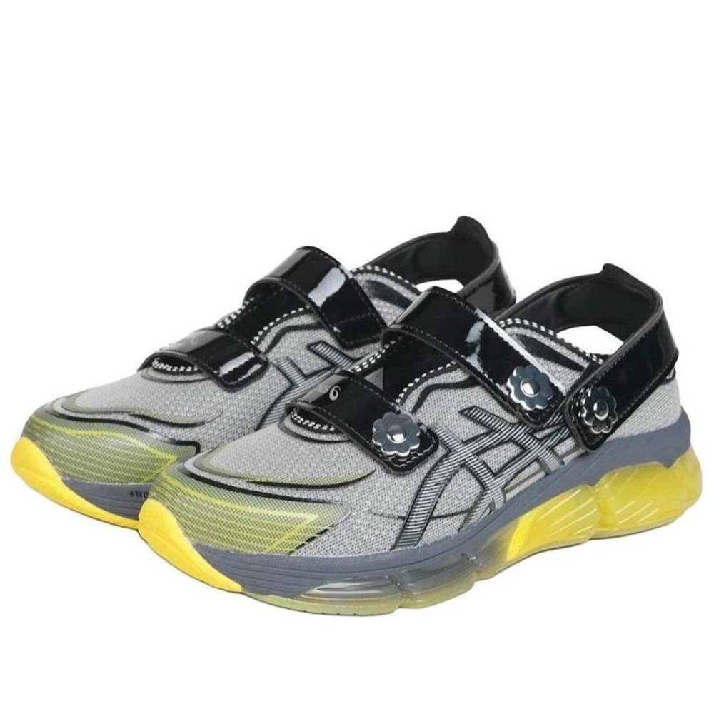 ASICS Cecilie Bahnsen x Gel Quantum 360 Silver Black Yellow Gray Sneakers shoes